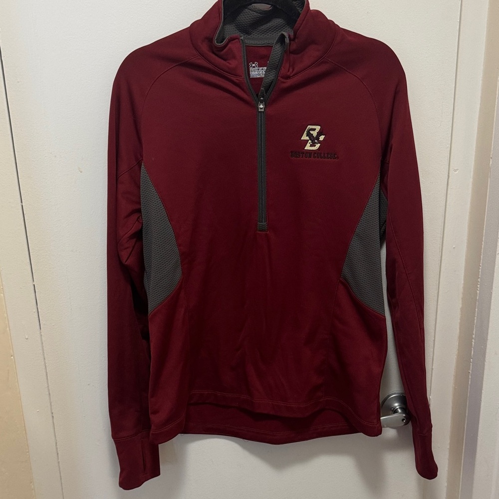 Under Armour Maroon Quarter-Zip Jacket